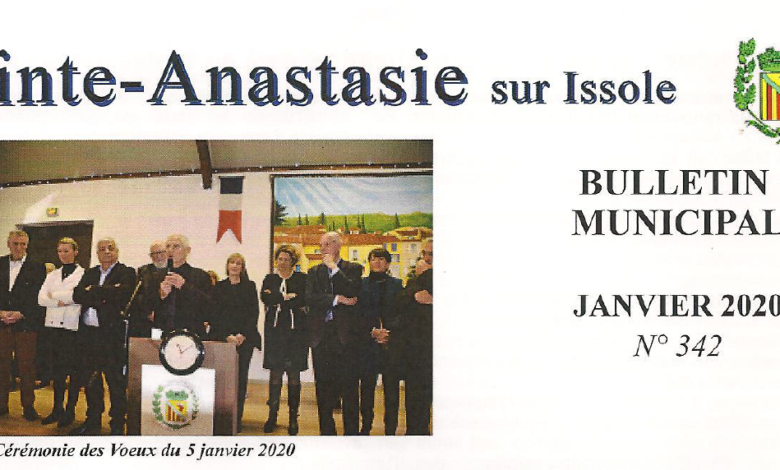 Photo of Bulletin Municipal Janvier 2020