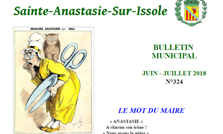 Photo of Bulletin Municipal Juin-Juillet 2018